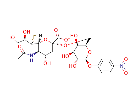 4-nitrophenyl O-(7-fluoro-5-acetamido-3,5,7-trideoxy-D-glycero-α-D-galacto-2-nonulopyranosylonic acid)-(2→6)-O-β-D-galactopyranoside