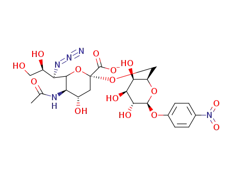 4-nitrophenyl O-(7-azido-5-acetamido-3,5,7-trideoxy-D-glycero-α-D-galacto-2-nonulopyranosylonic acid)-(2→6)-O-β-D-galactopyranoside