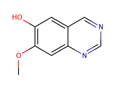 Molecular Structure of 884344-38-1 (6-Quinazolinol, 7-methoxy-)
