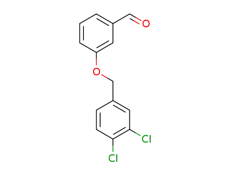 Molecular Structure of 588715-60-0 (3-[(3,4-DICHLOROBENZYL)OXY]BENZALDEHYDE)