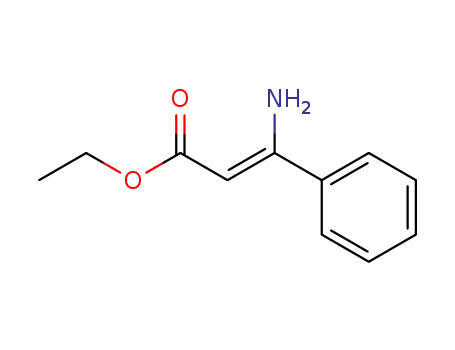 Molecular Structure of 53256-19-2 ((2Z)-3-Amino-3-phenyl-2-propenoic acid ethyl ester)