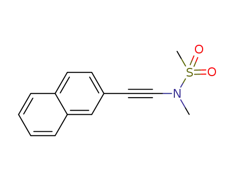 N-methyl-N-(naphthalen-2-ylethynyl)methanesulfonamide