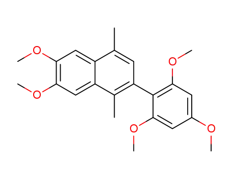 6,7-dimethoxy-1,4-dimethyl-2-(2’,4’,6’-trimethoxyphenyl)naphthalene