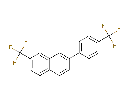 2-(4'-(trifluoromethyl)phenyl)-7-(trifluoromethyl)naphthalene