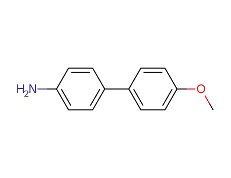 Molecular Structure of 1137-77-5 (4'-METHOXY-BIPHENYL-4-YLAMINE)