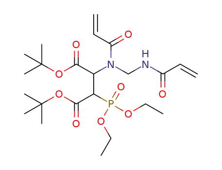 di-tert-butyl 2-[acryloyl(acryloylaminomethyl)amino]-3-(diethylphosphono)succinate