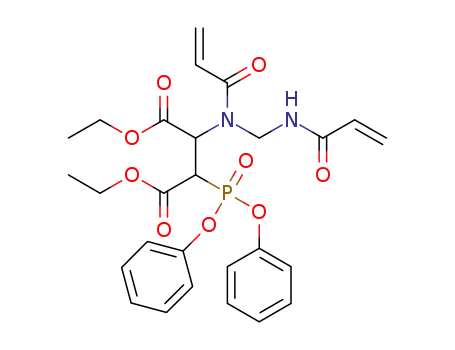 diethyl 2-[acryloyl(acryloylaminomethyl)amino]-3-(diphenylphosphono)succinate