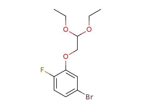 4-bromo-2-(2,2-diethoxyethoxy)-1-fluorobenzene