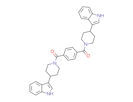 1,4-phenylenebis((4-(1H-indol-3-yl)piperidin-1-yl)methanone)