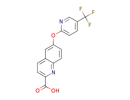6-{[5-(trifluoromethyl)pyridin-2-yl]oxy}quinoline-2-carboxylic acid
