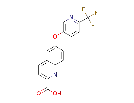 6-{[6-(trifluoromethyl)pyridin-3-yl]oxy}quinoline-2-carboxylic acid