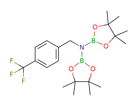 4,4,5,5-tetramethyl-N-(4,4,5,5-tetramethyl-1,3,2-dioxaborolan-2-yl)-N-(4-(trifluoromethyl)-benzyl)-1,3,2-dioxaborolan-2-amine