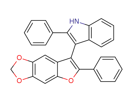2-phenyl-3-(6-phenyl-[1,3]dioxolo[4,5-f]benzofuran-7-yl)-1H-indole