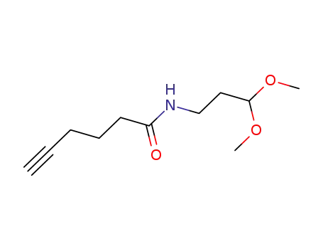 N-(3,3-dimethoxypropyl)hex-5-ynamide
