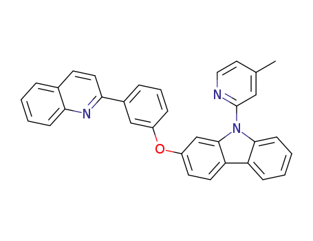 9-(4-methylpyridin-2-yl)-2-(3-(quinolin-2-yl)phenoxy)-9H-carbazole