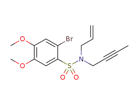 N-allyl-2-bromo-N-(but-2-yn-1-yl)-4,5-dimethoxybenzenesulfonamide