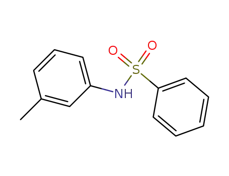 Molecular Structure of 13587-57-0 (N-(3-methylphenyl)benzenesulfonamide)