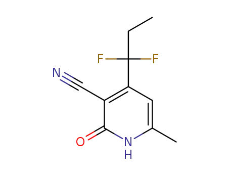 4-(1,1-difluoropropyl)-6-methyl-2-oxo-1,2-dihydropyridine-3-carbonitrile