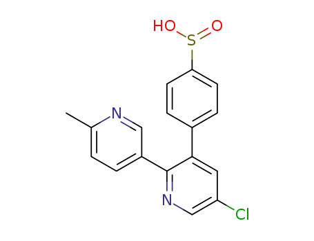 4-(5-chloro-6'-methyl-[2,3'-bipyridin]-3-yl)benzenesulfinic acid