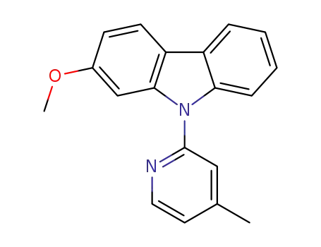2-methoxy-9-(4-methylpyridin-2-yl)-9H-carbazole