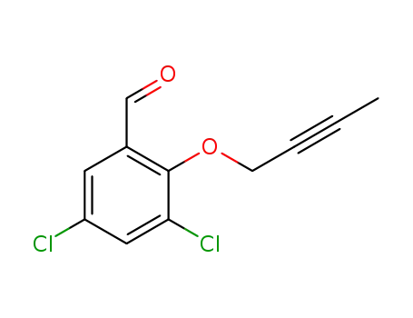 2-(but-2-yn-1-yloxy)-3,5-dichlorobenzaldehyde