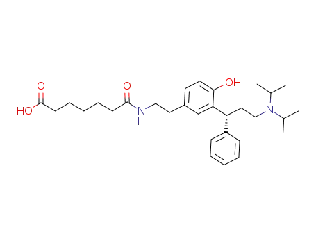 (R)-7-((3-(3-(diisopropylamino)-1-phenylpropyl)-4-hydroxyphenethyl)amino)-7-oxoheptanoic acid