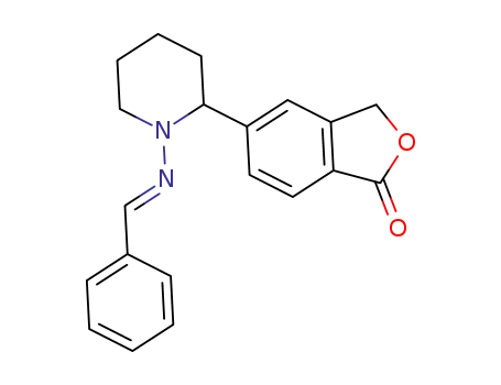 5-[1-[(E)-benzylideneamino]-2-piperidyl]-3H-isobensofuran-1-one