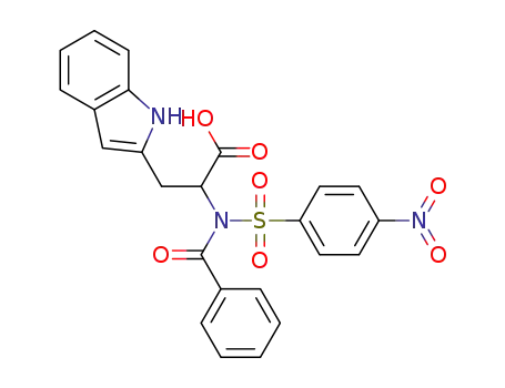 3-(1H-indol-2-yl)-2-[N-(4-nitrobenzenesulfonyl)-1-phenylformamido]propanoic acid