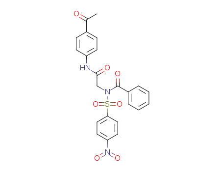 N-(4-acetylphenyl)-2-[N-(4-nitrobenzenesulfonyl)-1-phenylformamido]acetamide