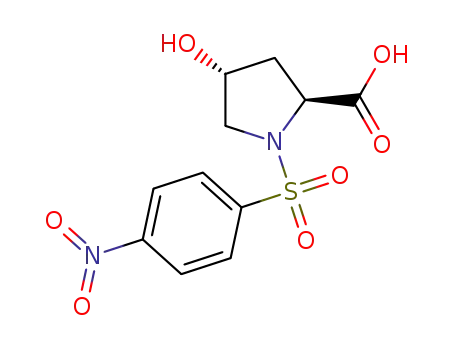 4-hydroxy-1-(4-nitrophenylsulphonyl)pyrrolidine-2-carboxylic acid