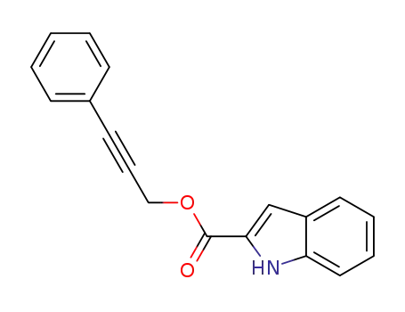 3-phenylprop-2-yn-1-yl 1H-indole-2-carboxylate