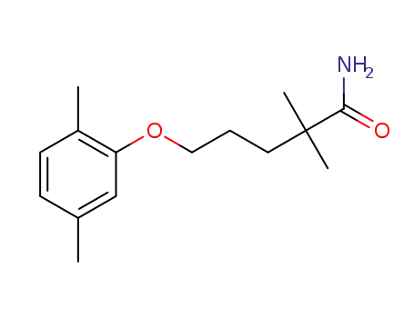 5-(2,5-dimethylphenoxy)-2,2-dimethylpentanamide