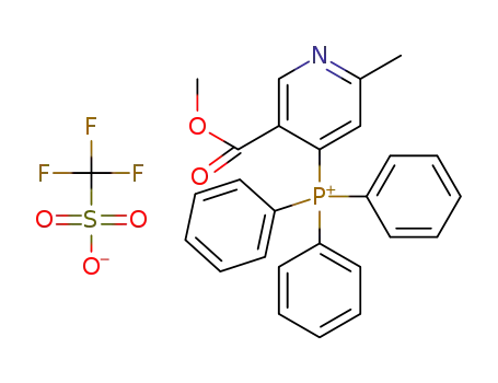 (5-(methoxycarbonyl)-2-methylpyridin-4-yl)triphenylphosphonium trifluoromethanesulfonate