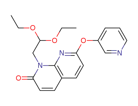 1-(2,2-diethoxyethyl)-7-(pyridin-3-yloxy)-1,2-dihydro-1,8-naphthyridin-2-one