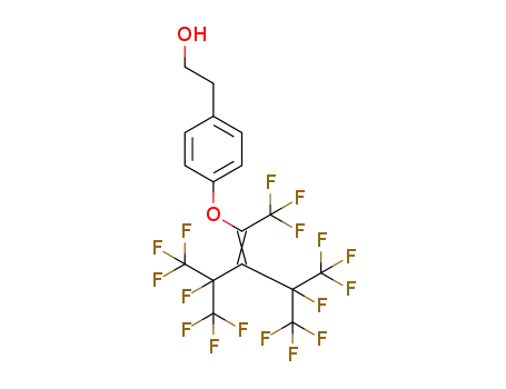 4-(perfluoro(4-methyl-3-isopropyl-2-penten-2-yl))oxyphenylethanol