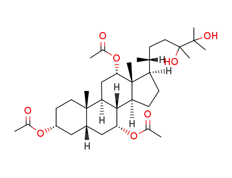 3α.7α.12α-triacetoxy-5β.24ξH-ergostanediol-(24.25)