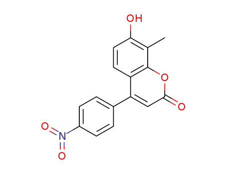 7-hydroxy-8-methyl-4-(4-nitrophenyl)chromen-2-one