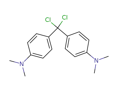 Molecular Structure of 6483-79-0 (4-(dichloro(4-(dimethylamino)phenyl)methyl)-N,N-dimethylbenzenamine)