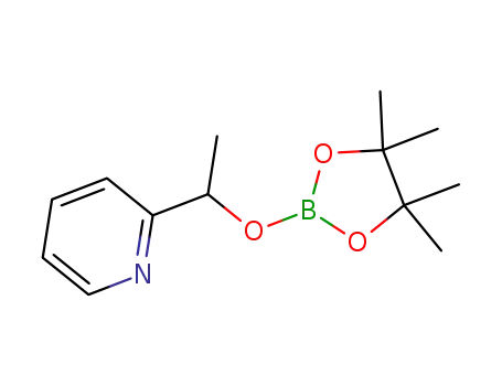 2-(1-((4,4,5,5-tetramethyl-1,3,2-dioxaborolan-2-yl)oxy)ethyl)pyridine