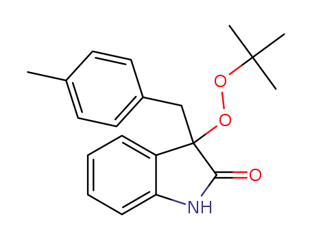 3-(tert-butylperoxy)-3-(4-methylbenzyl)indolin-2-one