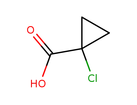 Molecular Structure of 108817-35-2 (1-chlorocyclopropane-1-carboxylic acid)