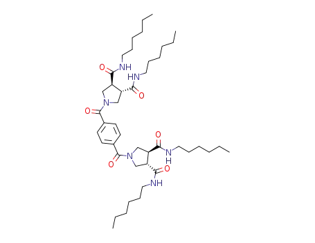 (3S,3’S,4S,4’S)-1,1’-terephthaloylbis(N3,N4-dihexylpyrrolidine-3,4-dicarboxamide)