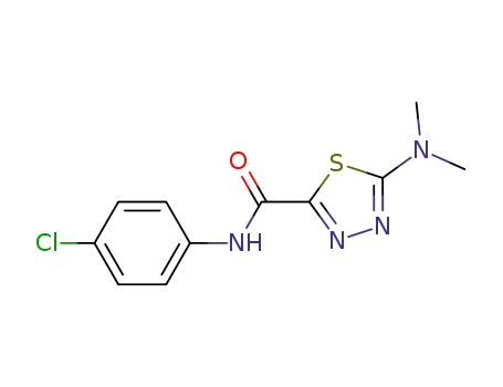 N-(4-chlorophenyl)-5-(dimethylamino)-1,3,4-thiadiazole-2-carboxamide
