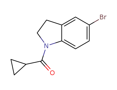 (5-bromoindolin-1-yl)(cyclopropyl)methanone