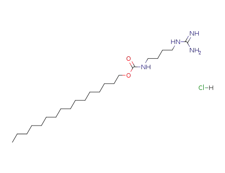 hexadecyl N-(4-guanidinobutyl)carbamate hydrochloride