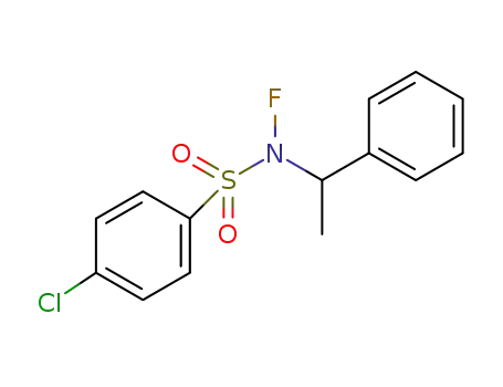 4-chloro-N-fluoro-N-(1-phenylethyl)benzenesulfonamide