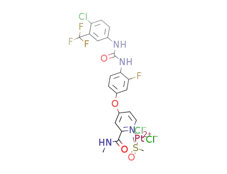 Pt(regorafenib)(DMSO)Cl2