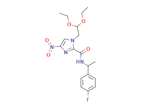 1-(2,2-diethoxyethyl)-N-(1-(4-fluorophenyl)ethyl)-4-nitro-1Himidazole-2-carboxamide