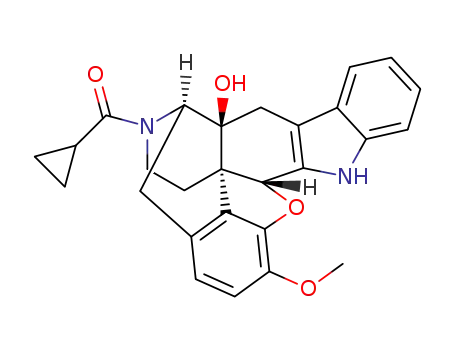 6,7-didehydro-4,5alpha-epoxy-14beta-hydroxy-3-methoxyindolo[2',3':6,7]morphinan-17-yl(cyclopropyl)methanone