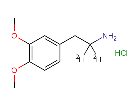 2-(3,4-dimethoxyphenyl)ethan-1,1-d2-1-amine hydrochloride